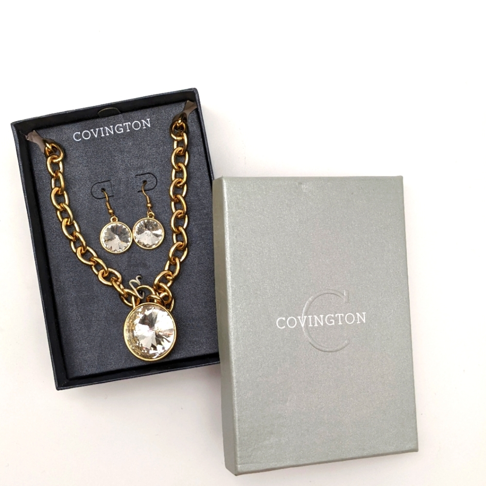 Covington  Gold-tone Two-piece Jewelry Set